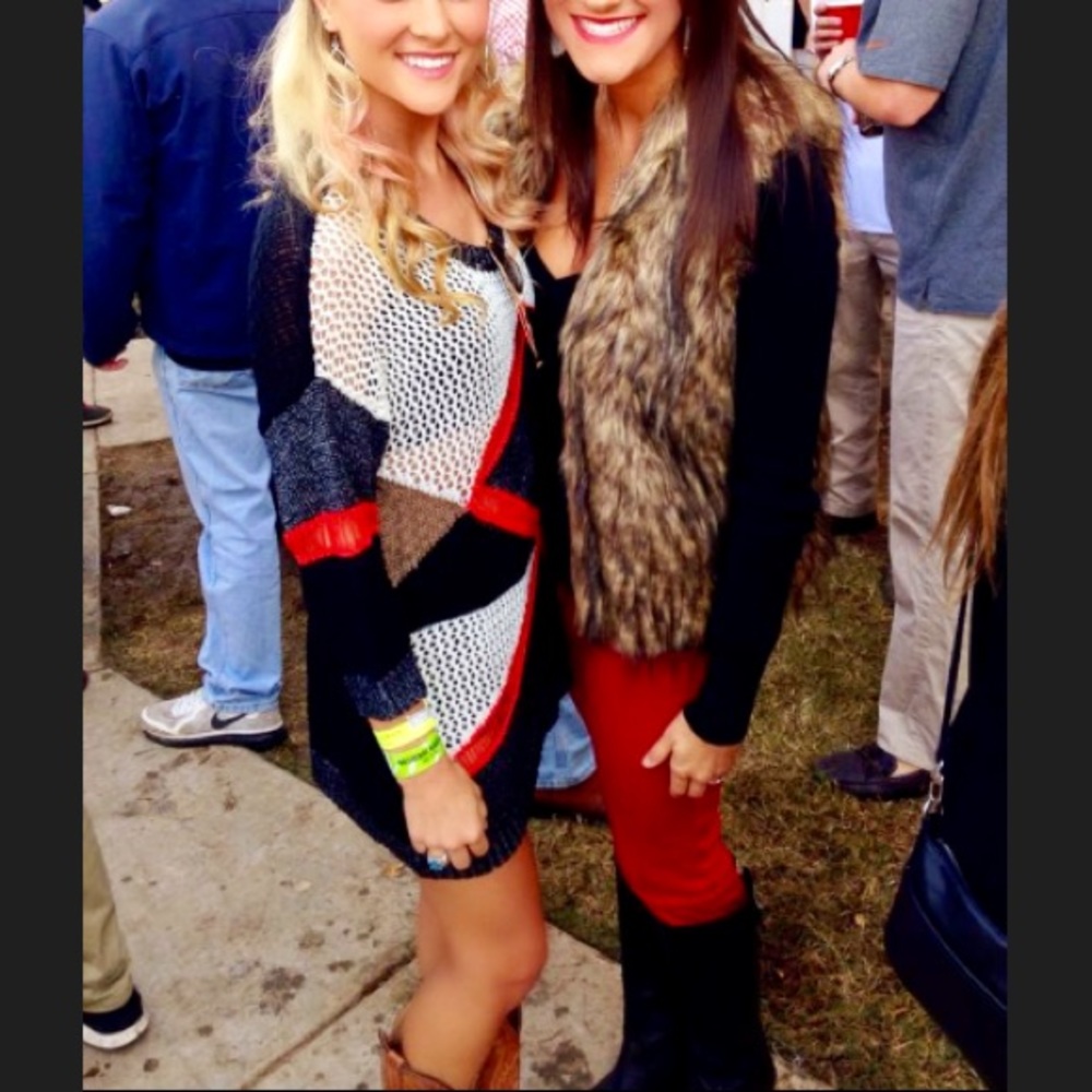 Brown Faux Fur Vest